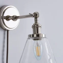 Dorma Purity Nickson Plug In Wall Light -EGLO Shop 30780622 alt02