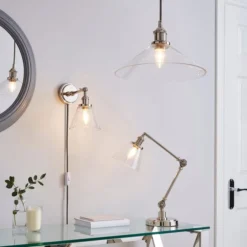 Dorma Purity Nickson Plug In Wall Light -EGLO Shop 30780622 alt06