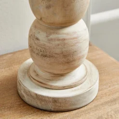 Churchgate Turned Wood Candlestick -EGLO Shop 30780849 alt03