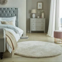 Indulgence Round Shaggy Rug -EGLO Shop 30782107