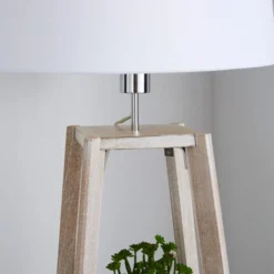 Beaumont Plant Stand Wooden Floor Lamp -EGLO Shop 30787666 alt03