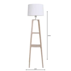 Beaumont Plant Stand Wooden Floor Lamp -EGLO Shop 30787666 alt05