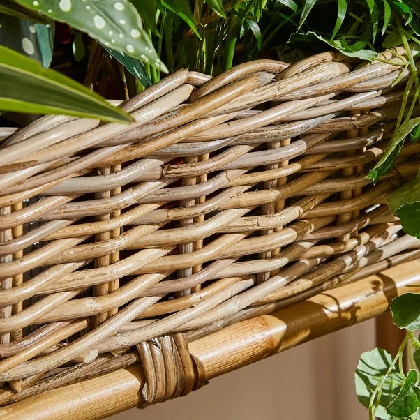 Churchgate Rattan Planter Box With Stand 2 Churchgate Rattan Planter Box With Stand - Image 2