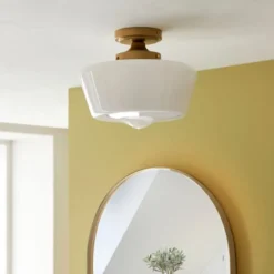 Mondez Bathroom Flush Ceiling Light 22 Mondez Bathroom Flush Ceiling Light -EGLO Shop 30789831 alt01