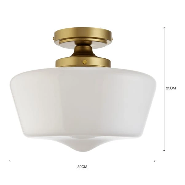 Mondez Bathroom Flush Ceiling Light 14 Mondez Bathroom Flush Ceiling Light - Image 14