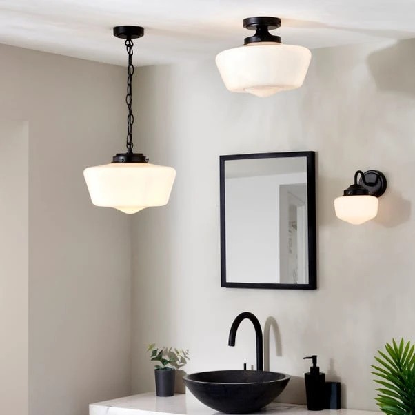 Mondez Bathroom Flush Ceiling Light 6 Mondez Bathroom Flush Ceiling Light - Image 6