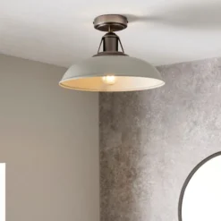 Oraya Bathroom Flush Ceiling Light -EGLO Shop 30789855