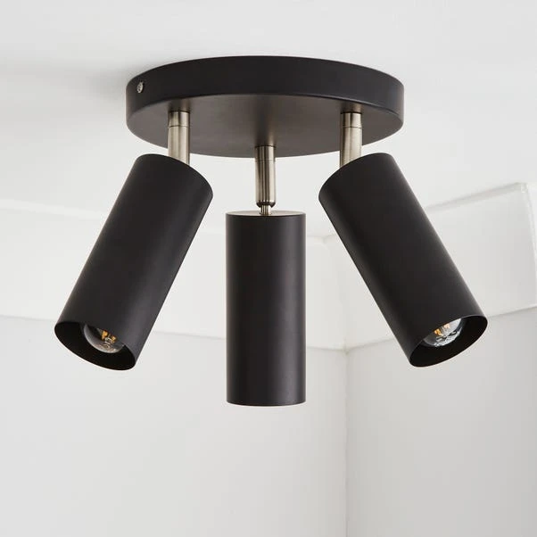 Leila 3 Light Semi Flush Spotlight 9 Leila 3 Light Semi Flush Spotlight - Image 9