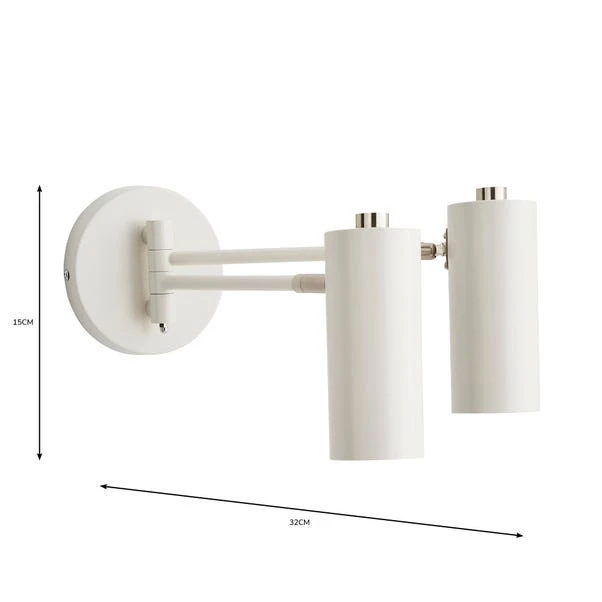 Leila Dual Spotlight Wall Light 7 Leila Dual Spotlight Wall Light - Image 7