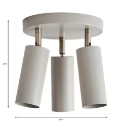 Leila 3 Light Semi Flush Spotlight 19 Leila 3 Light Semi Flush Spotlight -EGLO Shop 30798628 alt05