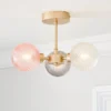 Elodie 3 Light Semi Flush Ceiling Light