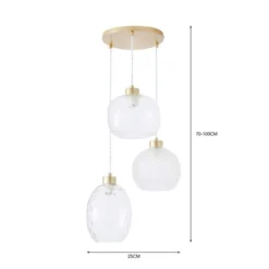Elodie 3 Light Cluster Ceiling Light -EGLO Shop 30798658 alt05