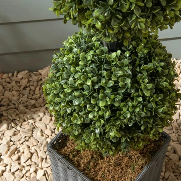 3 Artificial Boxwood Balls Tree 90cm 2 3 Artificial Boxwood Balls Tree 90cm - Image 2
