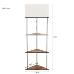 Fulton Corner Shelved Floor Lamp Rustic Pine 11 Fulton Corner Shelved Floor Lamp Rustic Pine -EGLO Shop 30802424 alt05