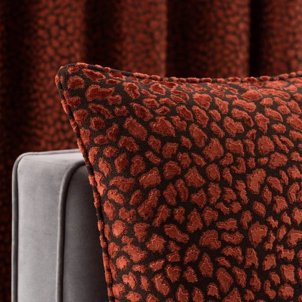 Animal Cut Velvet Cushion 3 Animal Cut Velvet Cushion - Image 3