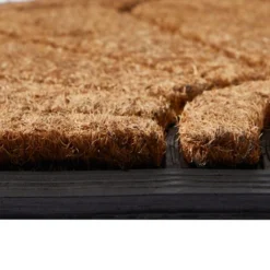 Scroll Half Moon Rubber And Coir Doormat 5 Scroll Half Moon Rubber And Coir Doormat -EGLO Shop 30814142 alt02