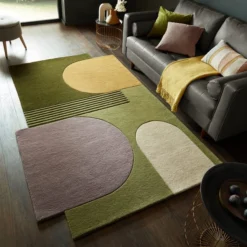 Flair Lozenge Abstract Wool Rug
