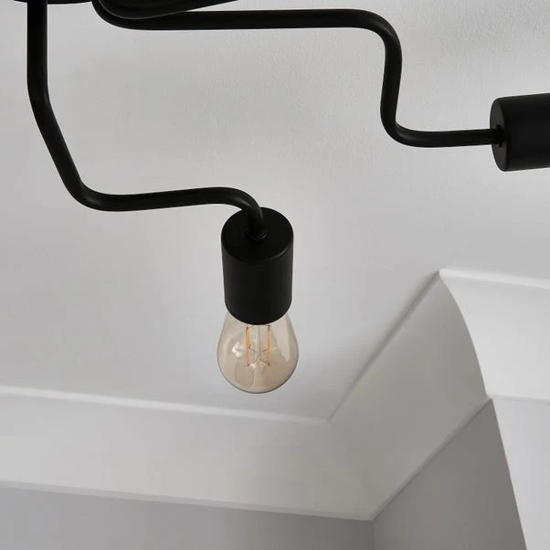 Kacy 6 Light Semi Flush Ceiling Light 4 Kacy 6 Light Semi Flush Ceiling Light - Image 4