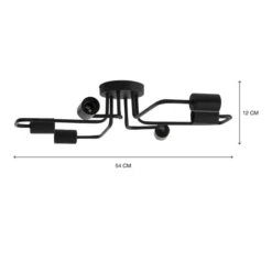 Kacy 6 Light Semi Flush Ceiling Light 11 Kacy 6 Light Semi Flush Ceiling Light -EGLO Shop 30817259 alt07
