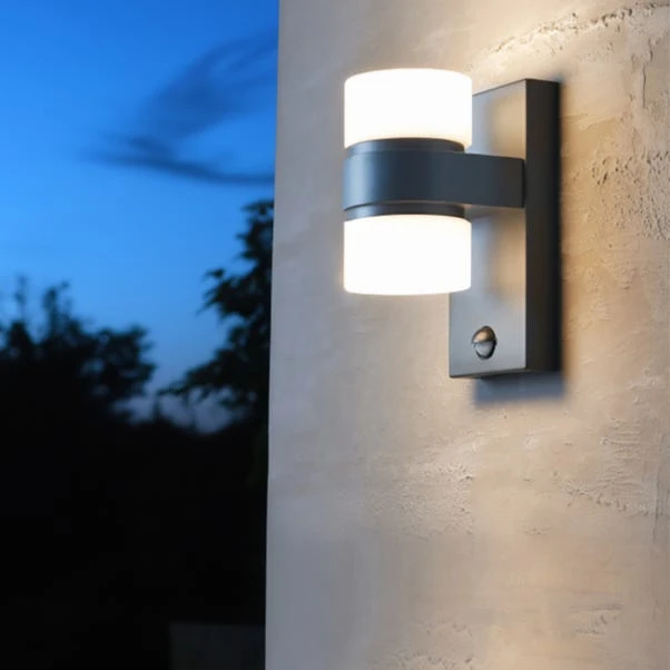 EGLO Atollari 2 Light Outdoor Sensor Wall Light 1 EGLO Atollari 2 Light Outdoor Sensor Wall Light