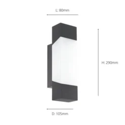 EGLO Gorzano LED Outdoor Wall Light 11 EGLO Gorzano LED Outdoor Wall Light -EGLO Shop 30817321 alt05