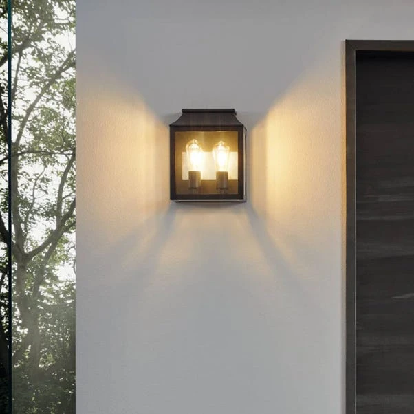 EGLO Soncino 2 Light Industrial Outdoor Wall Light 1 EGLO Soncino 2 Light Industrial Outdoor Wall Light
