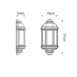 Vogue Lighting Epsom Outdoor PIR Wall Light 8 Vogue Lighting Epsom Outdoor PIR Wall Light -EGLO Shop 30817357 alt08