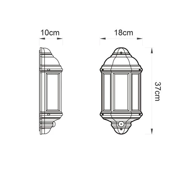 Vogue Lighting Epsom Outdoor PIR Wall Light 3 Vogue Lighting Epsom Outdoor PIR Wall Light - Image 3
