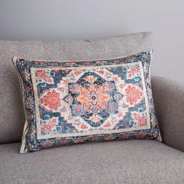 Printed Oriental Cushion Cover 1 Printed Oriental Cushion Cover