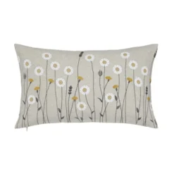 Scandi Floral Grey Cushion Cover -EGLO Shop 30826658 alt02
