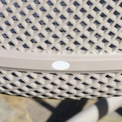 Turtle Dove Cube Dining Table With 6 Net Chair Set -EGLO Shop 30826761 alt04