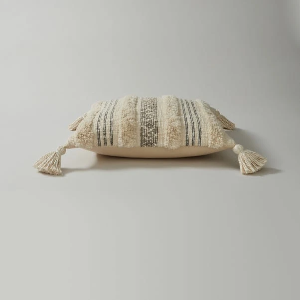 Samara Striped Cushion Natural 5 Samara Striped Cushion Natural - Image 5