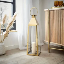 Tall Metal Lantern