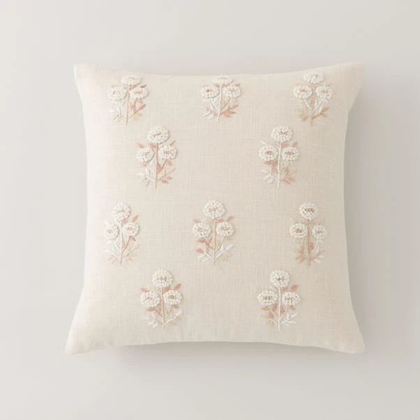 French Knot Floral Cushion Cover 15 French Knot Floral Cushion Cover - Image 15