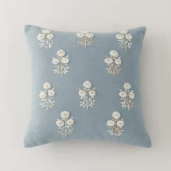 French Knot Floral Cushion Cover 21 French Knot Floral Cushion Cover -EGLO Shop 30828688 alt02