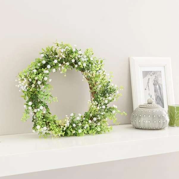 Artificial Gypsophila Wreath 1 Artificial Gypsophila Wreath