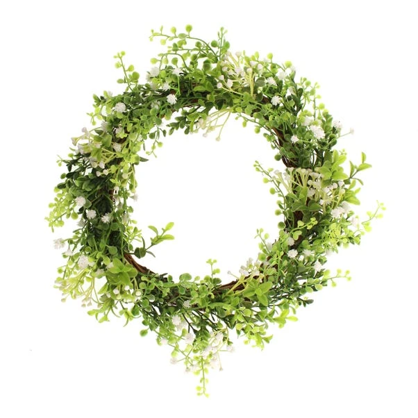 Artificial Gypsophila Wreath 5 Artificial Gypsophila Wreath - Image 5