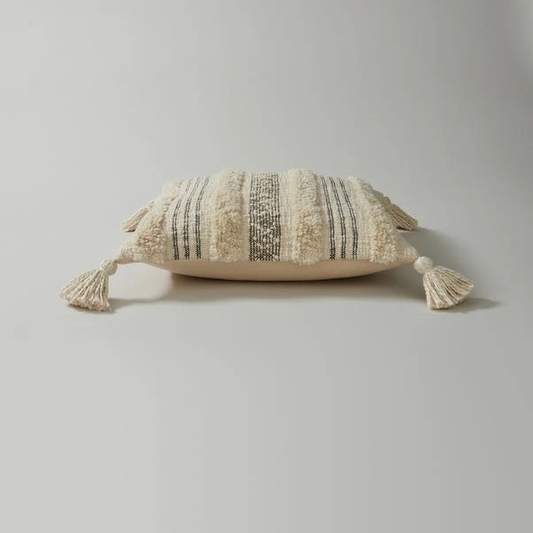 Samara Striped Cushion Cover Natural 4 Samara Striped Cushion Cover Natural - Image 4