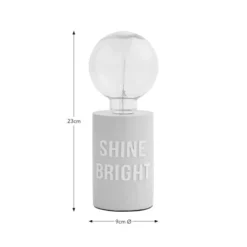 Shine Bright Bulb Holder Table Lamp 11 Shine Bright Bulb Holder Table Lamp -EGLO Shop 30831620 alt05