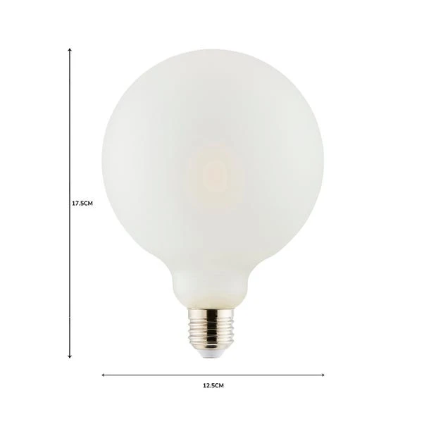 Status Bradford 4W Frosted Glass G125 Dimmable Bulb 6 Status Bradford 4W Frosted Glass G125 Dimmable Bulb - Image 6