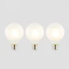 Status Set Of 3 Bradford 4W G80 Frosted Dimmable Bulbs