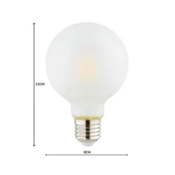 Status Set Of 3 Bradford 4W G80 Frosted Dimmable Bulbs -EGLO Shop 30832263 alt04