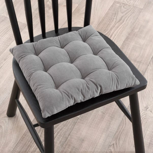 Steeple Grey Cotton Cord Seatpad 1 Steeple Grey Cotton Cord Seatpad