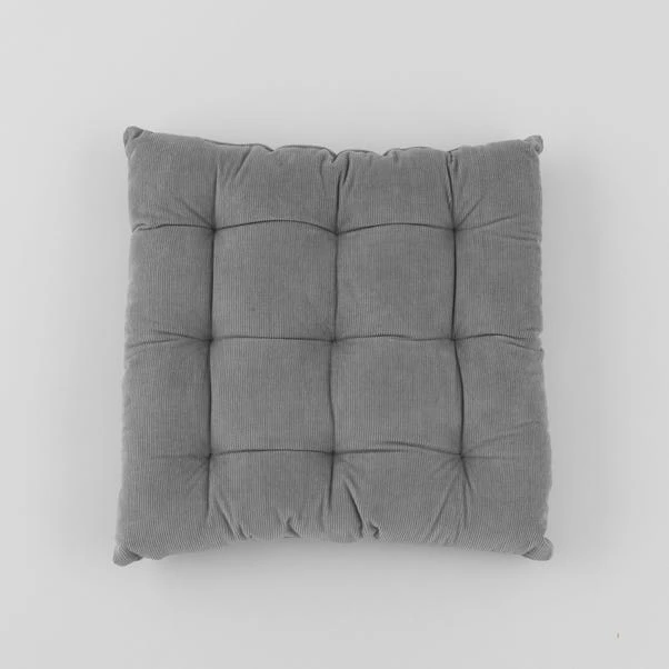 Steeple Grey Cotton Cord Seatpad 2 Steeple Grey Cotton Cord Seatpad - Image 2
