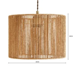 Kabir String Easy Fit Drum Pendant Shade -EGLO Shop 30833686 alt08