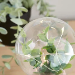 Faux Terrarium Ribbed Battery Table Lamp 12 Faux Terrarium Ribbed Battery Table Lamp -EGLO Shop 30833935 alt02