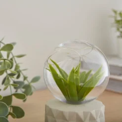 Faux Terrarium Geometric Battery Table Lamp -EGLO Shop 30833940 alt03