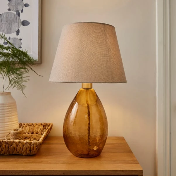 Fentress Large Recycled Glass Table Lamp 1 Fentress Large Recycled Glass Table Lamp