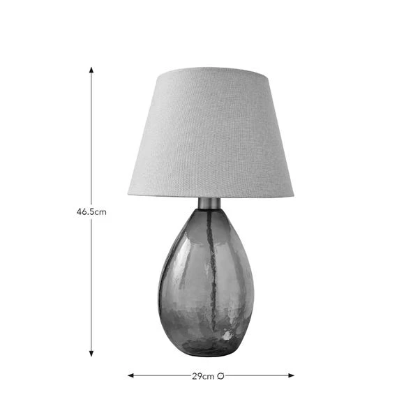 Fentress Large Recycled Glass Table Lamp 6 Fentress Large Recycled Glass Table Lamp - Image 6