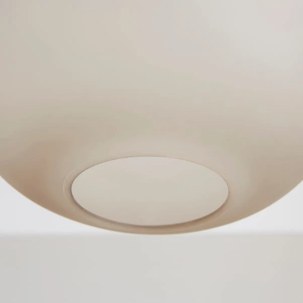 Lixue Recycled Glass Frosted Smoked Flush Ceiling Light 3 Lixue Recycled Glass Frosted Smoked Flush Ceiling Light - Image 3